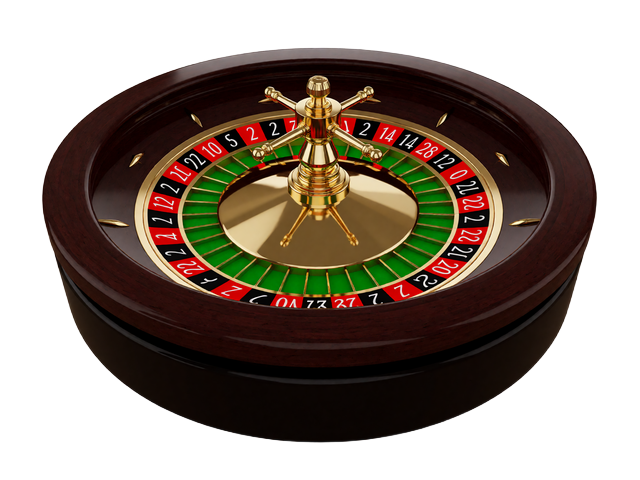 Elegantes Roulette-Rad mit dunklem Holzrand und Gold-Akzenten f&uuml;r das Jack Live Casino